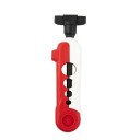 Bærbar mini-lineopruller 13 × 3,4 cm kompakt fiskehjul nem lineopvikling hurtig spoleskift praktisk fiskehjælp 5