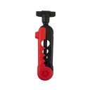 Bærbar mini-lineopruller 13 × 3,4 cm kompakt fiskehjul nem lineopvikling hurtig spoleskift praktisk fiskehjælp 4