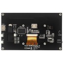 Bærbar skærm SHCHV 7" IPS touchskærm 1024 x 600 LCD HDMI til Raspberry Pi 5 / 4B / 3B+ og PC med holder 5