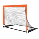 Bærbart, foldbart fodboldmål 120 x 90 x 90 cm Træningsnet til børn i haven Vejrbestandigt Sammenklappeligt med bæretaske 4