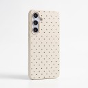 Bagcover med fint prikket mønster til Samsung Galaxy A17 4G Holdbart beskyttelsesramme til kameraet Struktureret bagside Dækkede sider og knapper 4