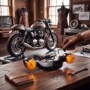 Bageste bremselygter og blinklys til motorcykel med 12V LED-stang, sort med orange dæksel, til Harley-Davidson Street Glide Road Glide 2010–2022 2