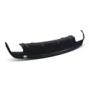 Bageste diffusor med udstødningsrør AMG stil, dobbelt udstødning, ABS plast, blank sort, til Mercedes-Benz CLA W117/C117/X117 2012–2019 1