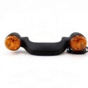 Bageste LED bremselygter og blinklys til motorcykel med nummerpladelys, diameter 64 mm, til Harley Davidson Street Glide og Road Glide 8