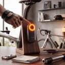 Bageste radarlys til cykel Magene L508 LED med lysregulering Opladning via USB-C ABS-hus Sort med rødt lys Til cyklister 2