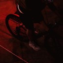 Baglys til cykel med blinklys RAVEMEN NT101 Trådløs fjernbetjening Klaxon 120 dB Laser Alarm mod tyveri Bremselys IPX5 6