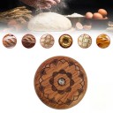 Bagning sæt med dekorativt skærehjul 4,5 cm med mandala mønster og udskiftelige blade til præcis dekoration af brød og dej 2