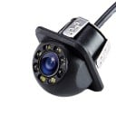 Bagudvendt parkeringskamera til bil for lettere parkering Synsvinkel 170° Opløsning 648 x 480 px Sensor PC7070K Strømforsyning 12 V Videoformat NTSC 2