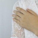 Bague à chaîne pour femme D2103 1