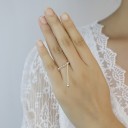 Bague à chaîne pour femme D2103 3