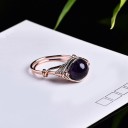 Bague avec cristal naturel 3
