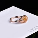 Bague avec cristal naturel 5