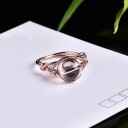 Bague avec cristal naturel 7