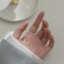 Bague chaînée pour femme D2220 4