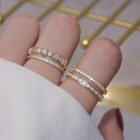 Bague double pour femme 1