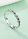 Bague en argent avec zircon - LARMES 3