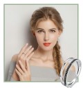 Bague en argent élégante pour femme 3