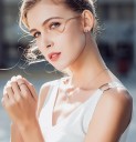 Bague en argent pour femme 2 cœurs 8