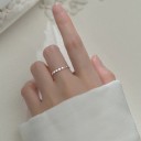 Bague en chaîne pour femme D1817 4