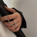 Bague en chaîne pour femme D1864 2