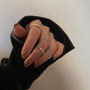 Bague en chaîne pour femme D1864 4