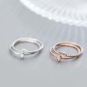 Bague femme 2 pcs D2118 2