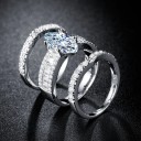 Bague femme 3 pcs 2