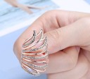 Bague femme aile d'ange D2809 2