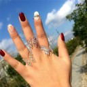 Bague femme ailes d'ange D1172 2