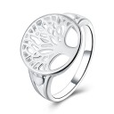 Bague femme avec arbre de vie 1