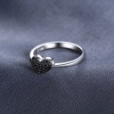 Bague femme avec cœur D1664 2