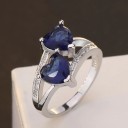 Bague femme avec cœur D2074 3