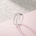 Bague femme avec croix D1698 3