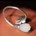 Bague femme avec fleur D1851 4