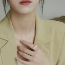 Bague femme avec fleur D2929 3