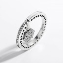 Bague femme avec flocon de neige 4
