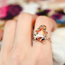 Bague femme avec grenouille 5