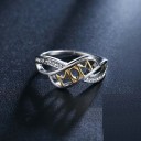Bague femme avec inscription D1624 5