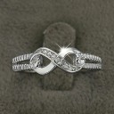Bague femme avec l'infini D1918 2
