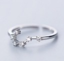 Bague femme avec le signe du zodiaque 11