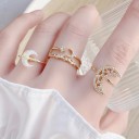 Bague femme avec lune D1658 2