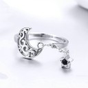Bague femme avec lune 3