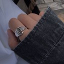 Bague femme avec main 2 pcs 4