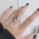 Bague femme avec paon 3