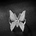 Bague femme avec papillon 4