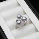 Bague femme avec perles 5