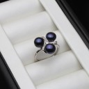 Bague femme avec perles 7