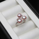 Bague femme avec perles 8