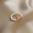 Bague femme avec perles D2434 12