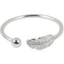 Bague femme avec plume 1